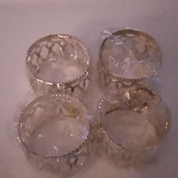 Set of Silver Plated Napkim Rings - Picture 1 of 4